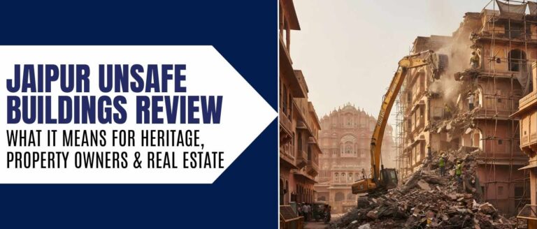 Jaipur Unsafe Buildings Review: What It Means for Heritage, Property Owners & Real Estate