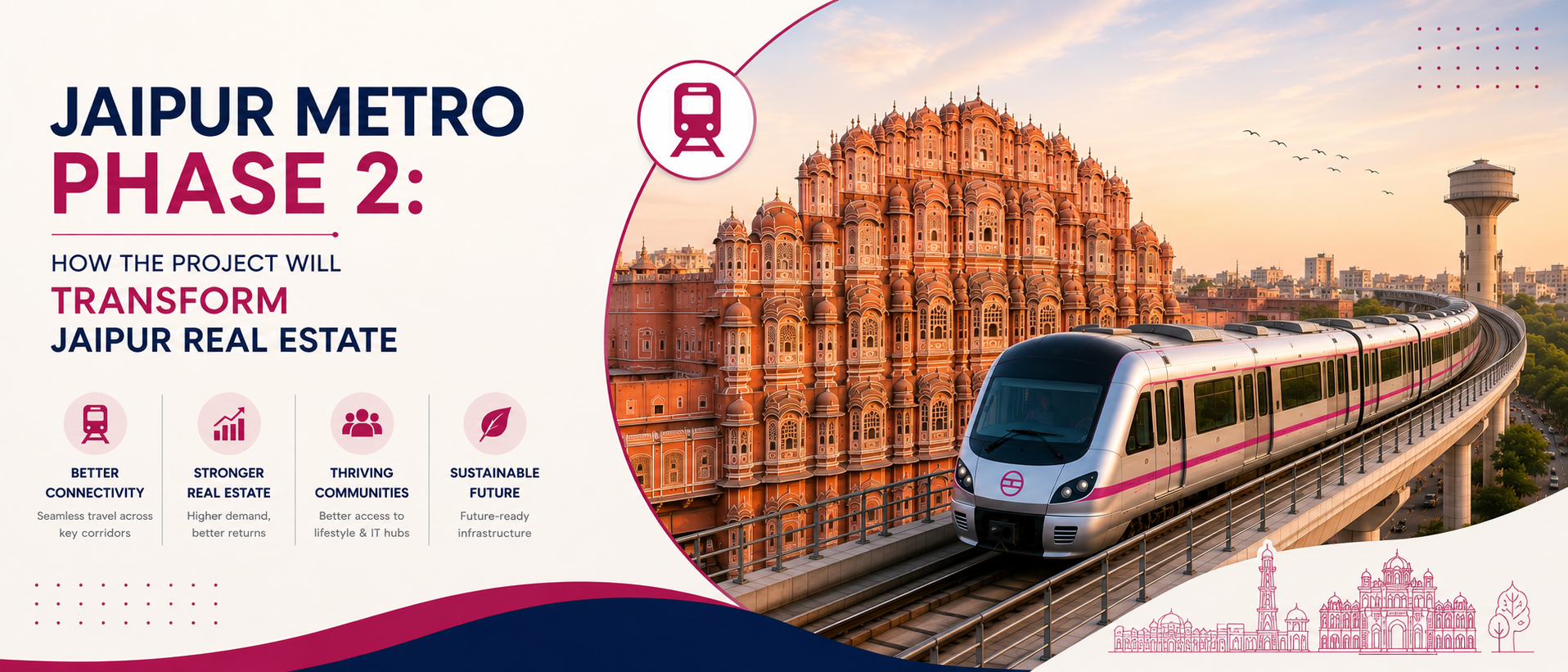 Jaipur Metro Phase 2: How the ₹13,000 Crore Project Will Transform Jaipur Real Estate