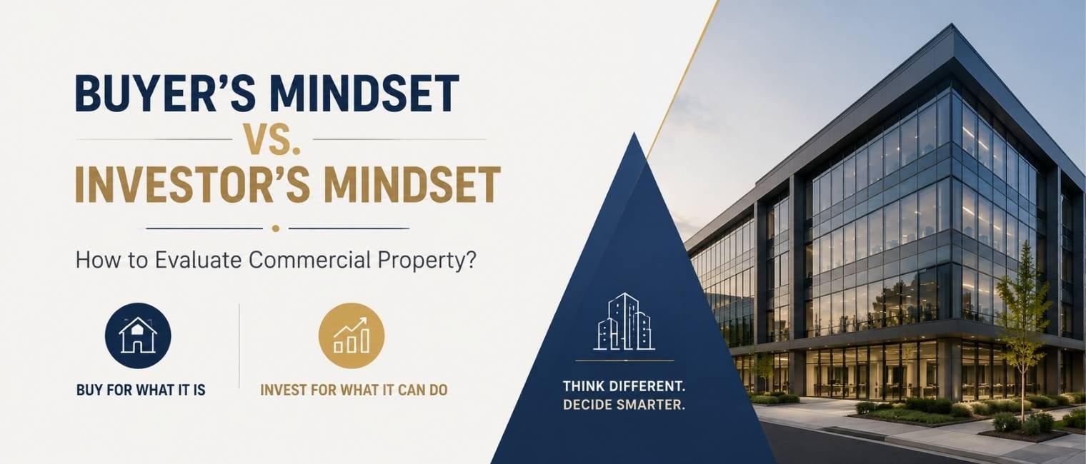 The Buyer's Mindset vs. The Investor's Mindset: How to Evaluate Commercial Property?